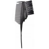 Framar Emperor Color Brush oboustranný štětec s hřebenem černý