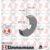 Brzdový bubon ZIMMERMANN 180.5103.20