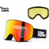 Snowboardové okuliare Horsefeathers Edmond black | mirror red 25/26 - Odosielame do 24 hodín