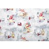 Zvyšok bavlnenej látky Vianočné radovánky - 60x160 cm