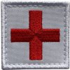 WARAGOD nášivka Embroidery Cross Medic Patch White and Red