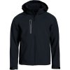 CLIQUE Bunda Milford Jacket Men, softshellová, pánská COT67092700204-black XL Černá