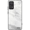 Picasee silikónový čierny obal pre Xiaomi Redmi Note 11 Pro 5G - White marble