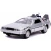 Autíčko Time Machine Back to the Future 2 Jada kovové s otvárateľnými dverami dĺžka 12,5 cm 1:32