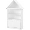 Wilsondo Detský domčekový regál - biely