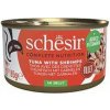 Vlhké krmivo pre mačky SCHESIR Adult v želé Tuniak Krevety 85 g
