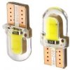 LED žárovka T10 W5W COB boční svit bílá