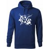 T-ričko Volkswagen Logo Splash pánska mikina Farba potlače: Biela, Veľkosť: L, Farba mikiny: Kráľovská Modrá