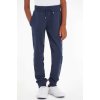 Detské nohavice Tommy Hilfiger tmavomodrá farba,s nášivkou,KS0KS00214 KS0KS00214.NOS 80