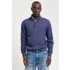 MIKINA GANT SACKER RIB HALF ZIP DARK JEANSBLUE MELANGE