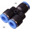 DAR spojka Y redukcia hadíc 12mm 2x6mm PW redukcia vzduch