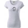 Zubárka princezná - Dámske tričko Pure - XS ( Svetlosivý melír )