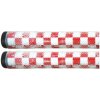 STOLEN gripy Hive SuperStick Flangless Grips CLEAR FASTTIMES RED