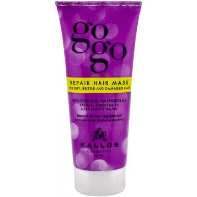 Kallos Cosmetics Gogo Repair regeneračná maska pre suché, poškodené a oslabené vlasy 200 ml pre ženy