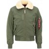 Alpha Industries Injector III zimná bunda sage green Veľkosť: L, Farba: zelená