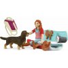 Schleich Horse Club Nocovanie v stajni s Hannah 42748