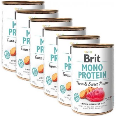 Konzerva Brit Mono Protein Tuna & Sweet Potato 6 x400 g