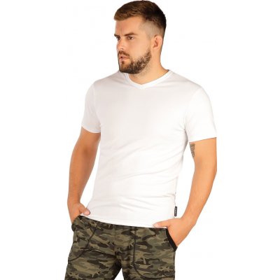 Litex tričko pánske s krátkym rukávom 9D071 biele