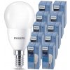 10x LED žiarovka E14 7W 806lm teplá farba 2700k 230v PHILIPS corepro