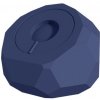 AppleKing 2v1 silikónový stojan v tvare diamantu na nabíjačku MagSafe / Apple Watch - modrý - možnosť vrátiť tovar ZADARMO do 30tich dní