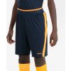 KIPSTA Detské futbalové šortky CLR modro-oranžové 14-15 r (161-172 cm)