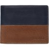 SEGALI Pánska kožená peňaženka 80892 cognac/ blue