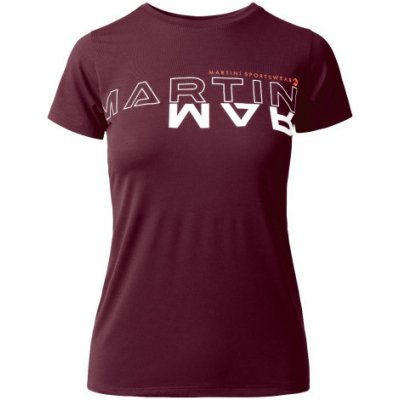 Martini Dámske funkčné tričko Sportswear HILLCLIMB SHIRT vínová