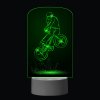 3D Dotyková lampa s diaľkovým ovládaním - BICYKLEBAL