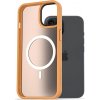 AlzaGuard Matte Case Compatible with MagSafe iPhone 15 žlté