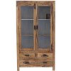 indickynabytok.sk - Vitrína Rami 100x180x45 indický masív palisander