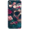Odolné silikónové puzdro iSaprio - Skull in Roses - Huawei P20 Lite