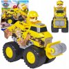 Labková patrola Rescue Wheels buldozér, rýpadlo + figúrka psíka Rubble
