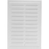 VENTS Vetracia mriežka s nastaviteľným uzáverom 140 x 210 mm biela