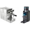 Stone Espresso Mine Premium + Rancilio Rocky Doserless, čierna