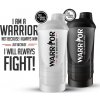 WARRIOR Smart Šejker 600ml+350ml čierny - dočasne nedostupný 600 ml + 350 ml