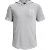 Chlapčenská mikina s krátkym rukávom Under Armour, RIVAL TERRY sivá ymd