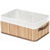 Compactor Bambusový úložný košík 32 x 25 x 15 cm