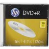 HP DVD+R 4,7GB 16x, slim, 10ks (DRE00085-3)