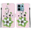 Peňaženkové kožené puzdro Colored Drawing na Xiaomi Redmi Note 13 Pro - Lily