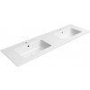 GSI - PURA keramické dvojumývadlo Slim 142x46cm, biela ExtraGlaze 8889111