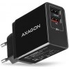 AXAGON ACU-QS24, sieťová nabíjačka QC & SMART 24 W, 2x port USB-A, QC3.0/AFC/FCP + 5V/1,2A ACU-QS24
