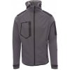 Payper EXTREME Softshellová bunda šedá/čierna 2XL