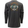 Tričko Grundéns Tech Tee LS Tuna Tattoo Anchor Veľkosť XL