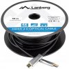 HDMI kábel Lanberg M/M v2.0 50m čierny optický AOC