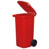KUKA - nádoba na odpad 120 l, plastová červená