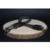 Palkar vodítko rozdvojka pre psov 40 cm x 8 mm čierno-biela (Palkar vodítko rozdvojka pre psov 40 cm x 8 mm čierno-biela)