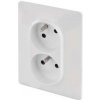 Zásuvka Legrand Valena Life dvojnásobná FRENCH (L753186) biela