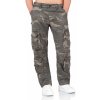 Nohavice Surplus Airborne Slimmy pánske cargo blackcamo