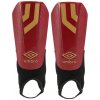 Detské futbalové chrániče Umbro CERAMICA GUARD WITH ANKLE SOCK - JNR červená,žltá