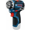 Bosch Powertools Akumulátorová vrtačka/šroubovák GSR 12V-32 FC Professional, 12 V (modro-černá, bez baterie a nabíječky, vč. 5 nástavců, L-BOXX)